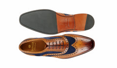 Mens Keiran - Cedar Calf Navy Suede | Barker Shoes
