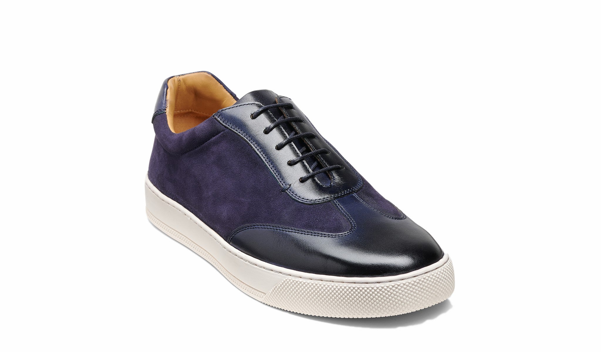 Mens Stig - Navy Suede Calf | Barker Shoes
