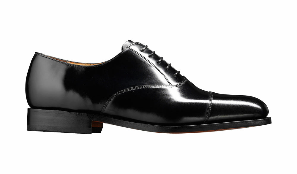 Mens Arnold - Black Hi-Shine Oxford Shoe | Barker Shoes