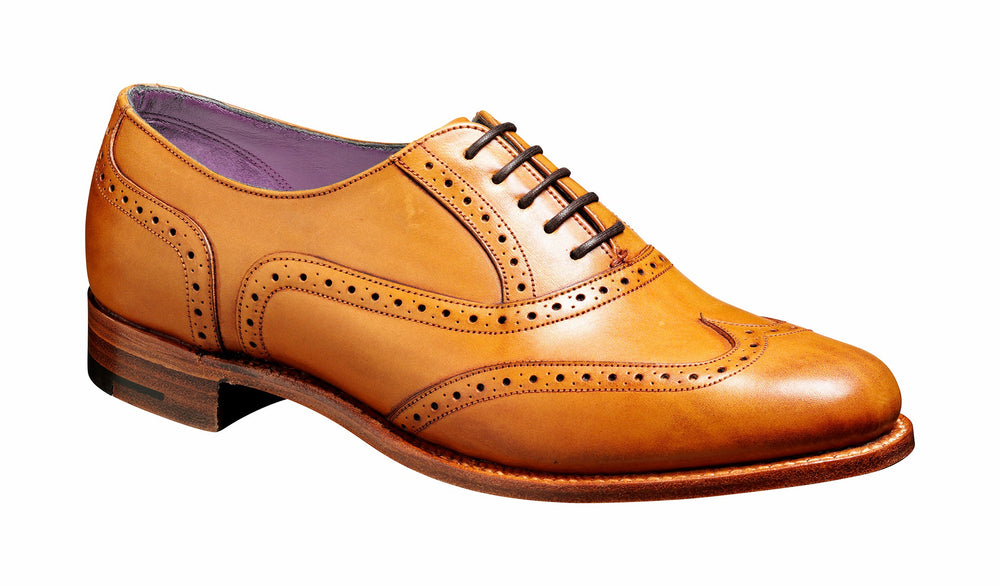 Womens Freya - Cedar Calf Brogue Shoe | Barker Shoes