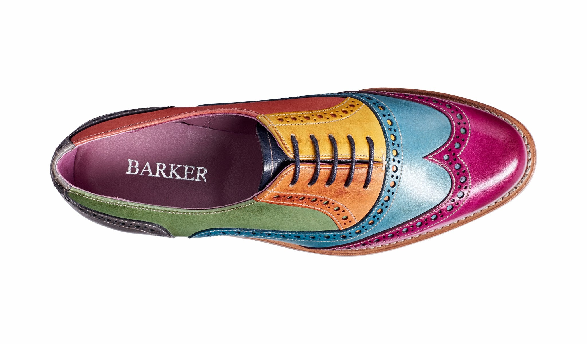 Womens Fearne - Multi Coloured Women Brogue Shoe | Barker Shoes