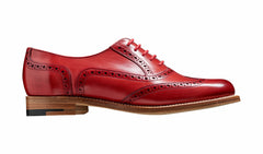 Womens Fearne - Red Hand Painted Womens brogue Shoe | Barker Shoes