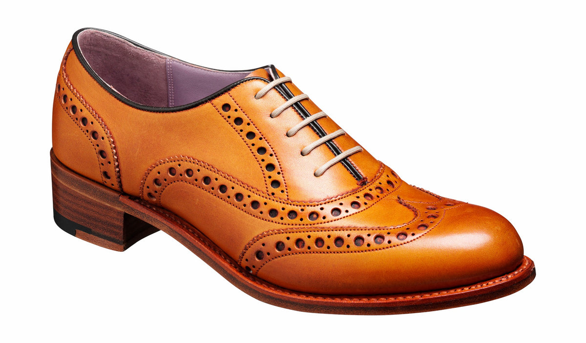 Womens Sloane - Cedar Calf Brogue | Barker Shoes