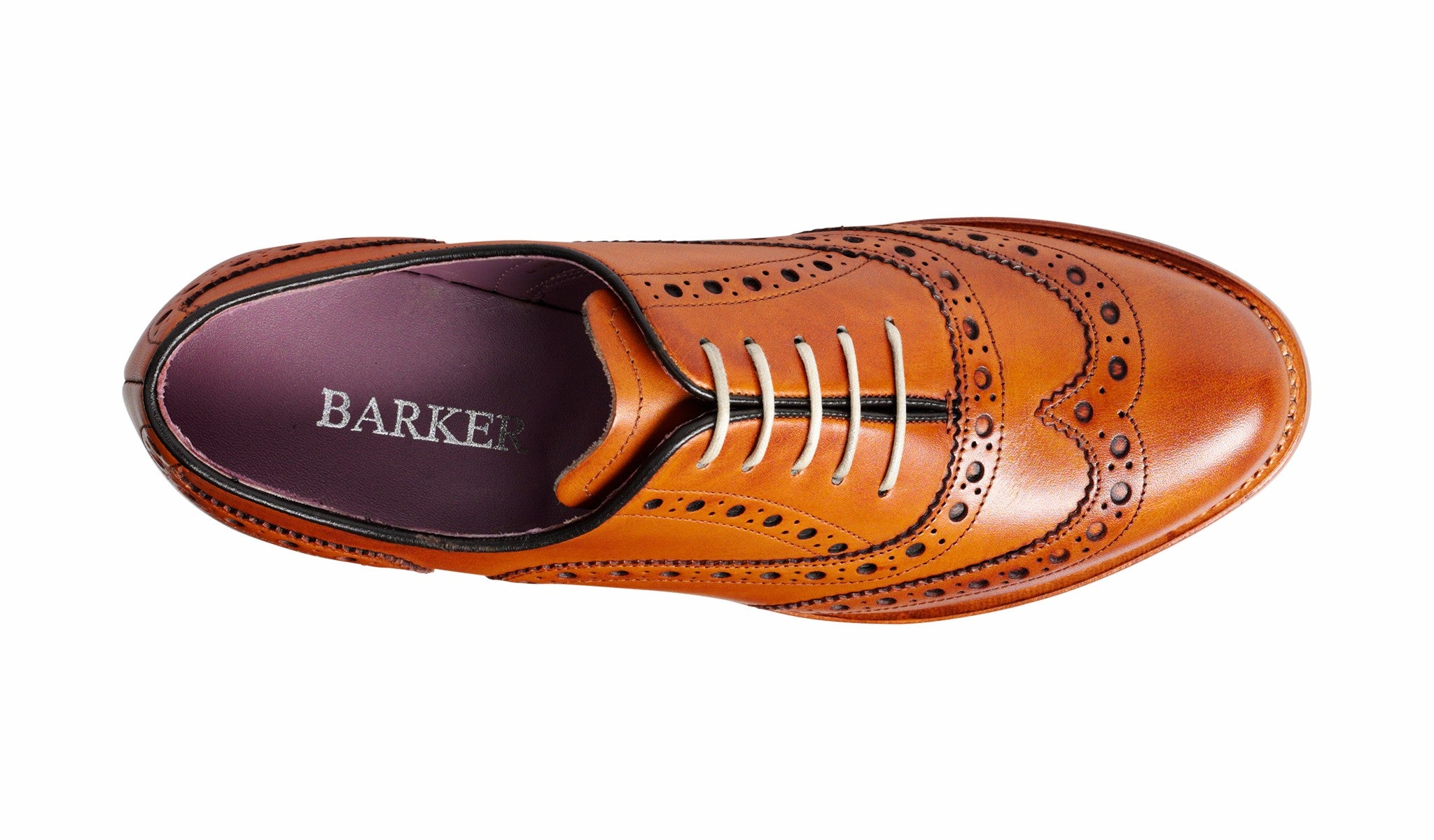 Womens Sloane - Cedar Calf Brogue | Barker Shoes