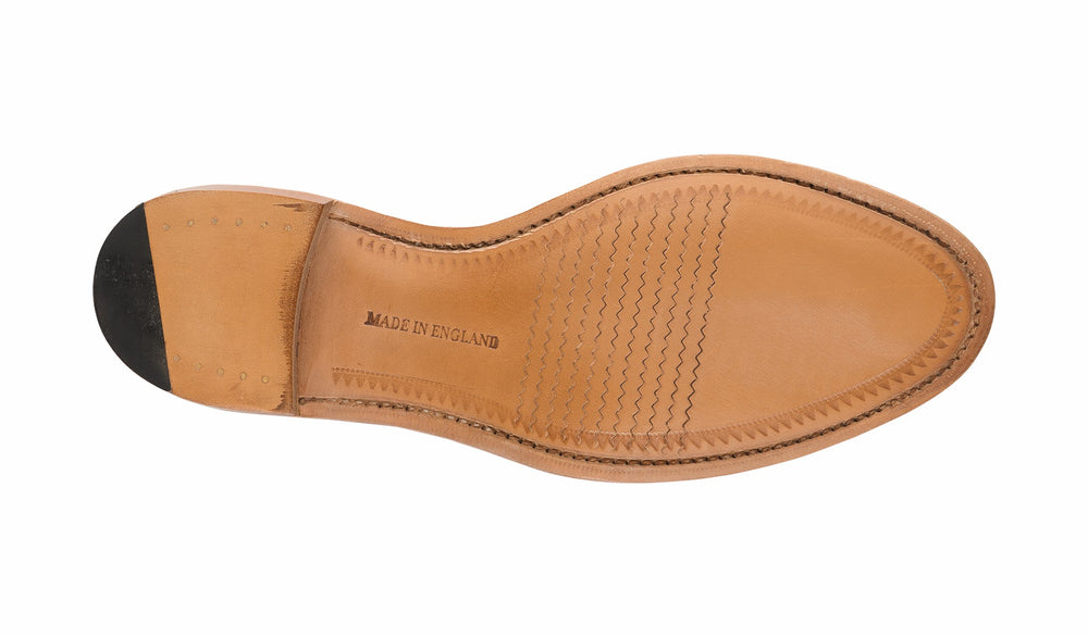 Womens Amber - Cedar Calf / Blue Suede | Barker Shoes