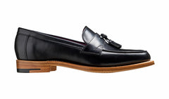 Womens Imogen - Black Calf - Tassel Loafer Shoe | Barker Shoes