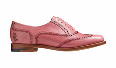 Womens Santina - Pink / Glitter Crust Brogue | Barker Shoes