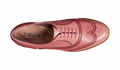 Womens Santina - Pink / Glitter Crust Brogue | Barker Shoes