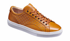 Womens Isla - Cedar Calf / Studs Sneaker Shoe | Barker Shoes
