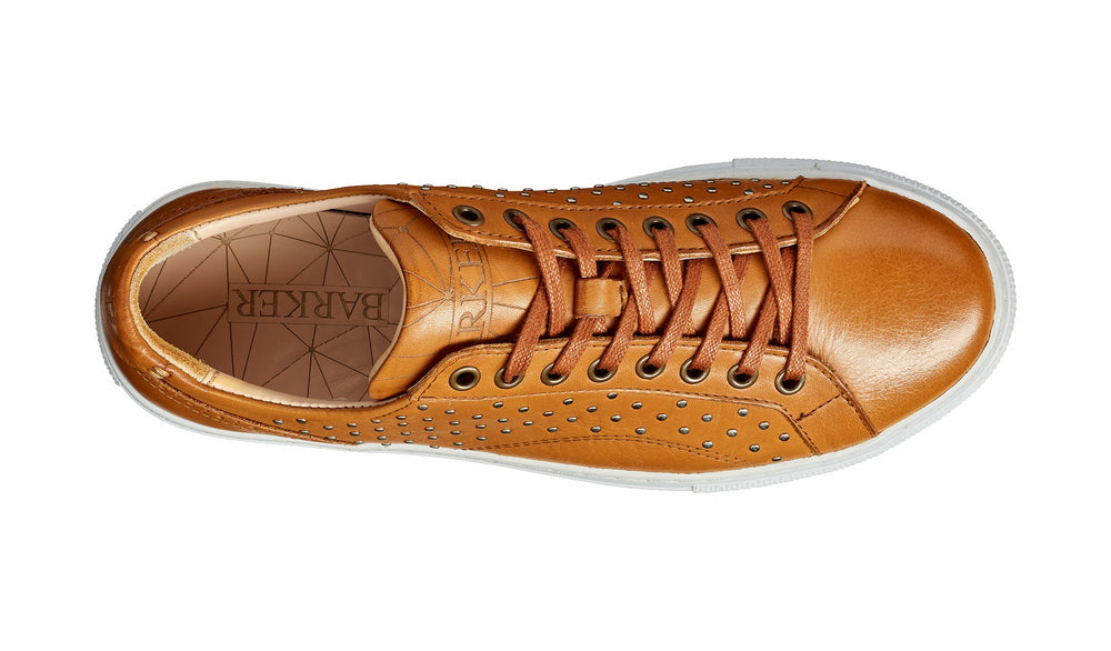 Womens Isla - Cedar Calf / Studs Sneaker Shoe | Barker Shoes
