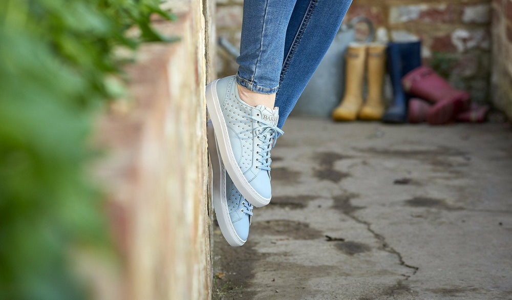 Womens Isla - Cedar Calf / Studs Sneaker Shoe | Barker Shoes