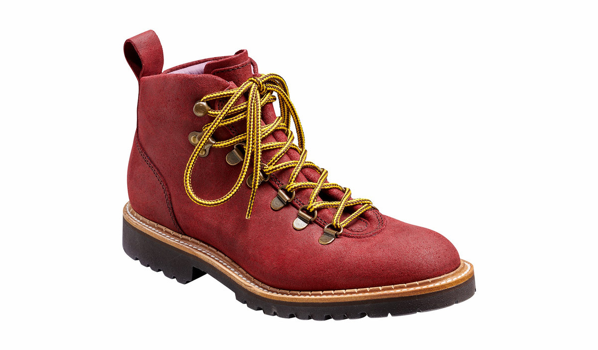 Womens Julie - Plum Waxy Hiker Boot Womens | Barker Shoes