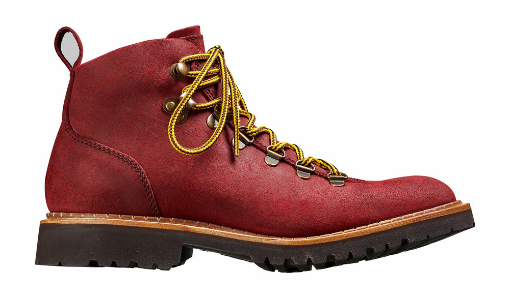 Womens Julie - Plum Waxy Hiker Boot Womens | Barker Shoes