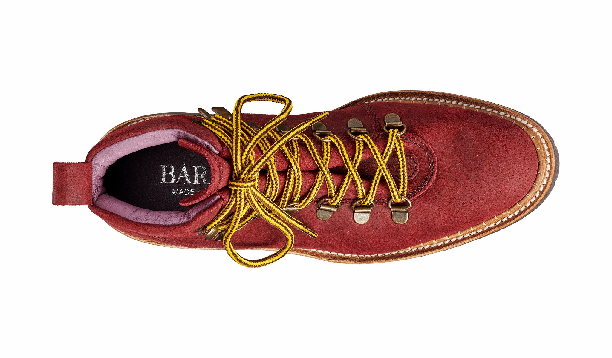 Womens Julie - Plum Waxy Hiker Boot Womens | Barker Shoes