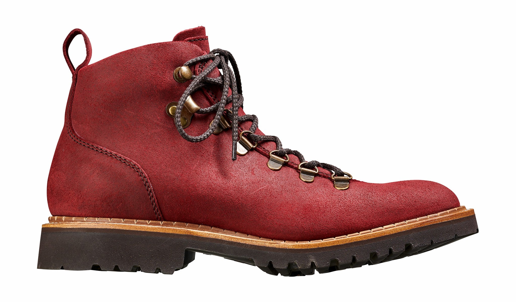 Womens Julie - Plum Waxy Hiker Boot Womens | Barker Shoes
