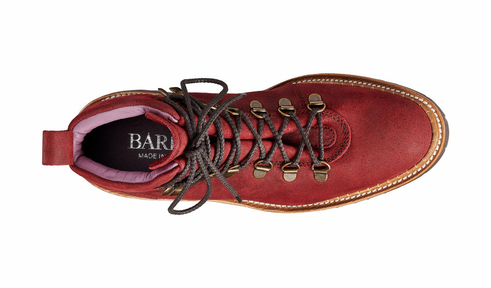 Womens Julie - Plum Waxy Hiker Boot Womens | Barker Shoes