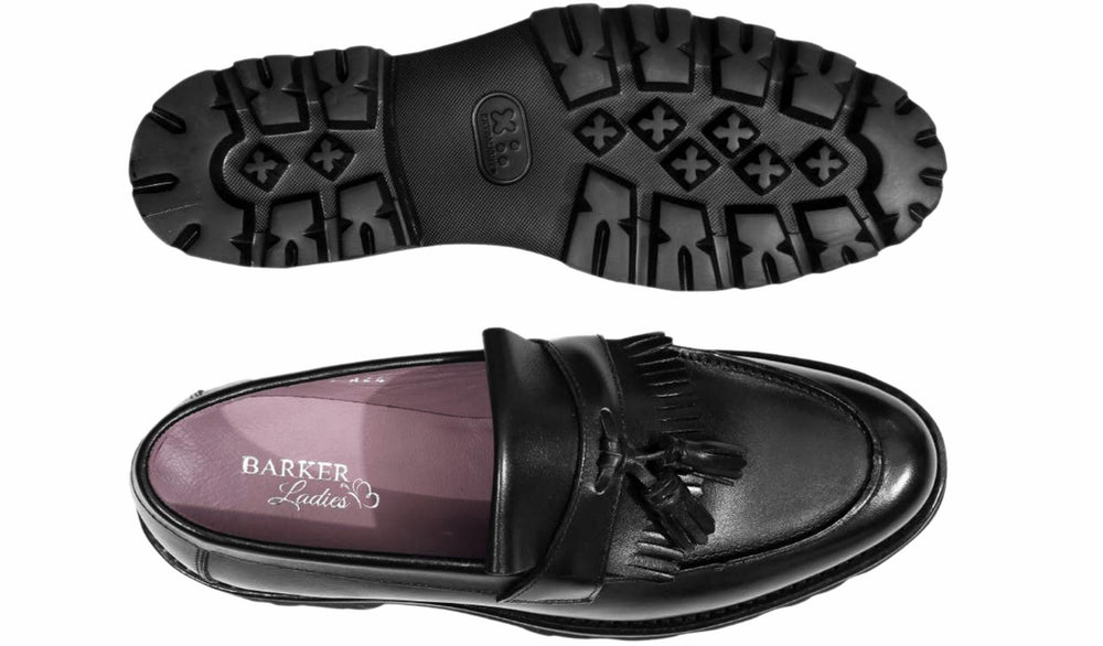 Womens Tia - Black Calf | Barker Shoes