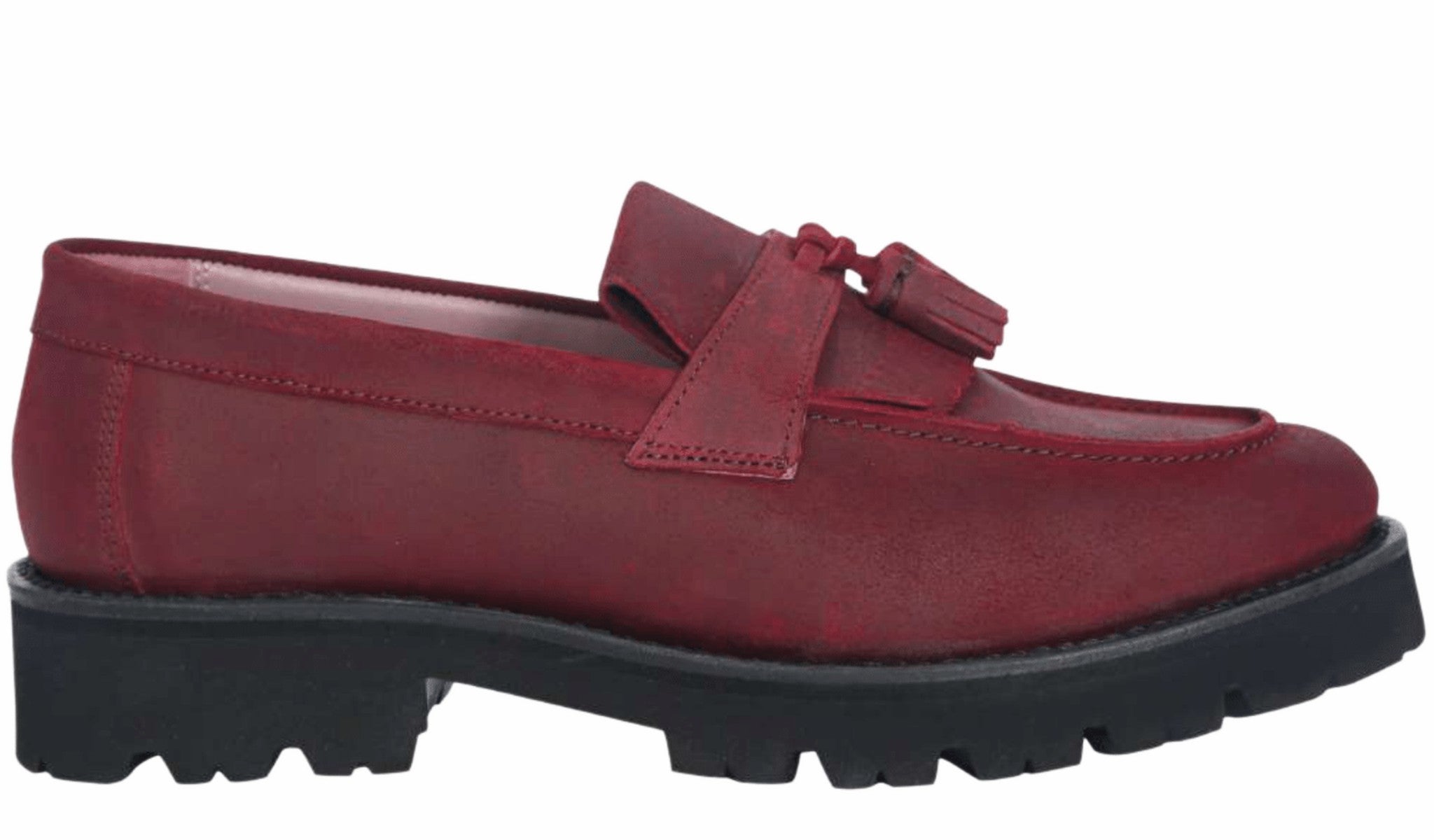 Womens Tia - Burg Suede | Barker Shoes