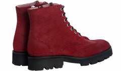 Womens Kelsey - Burg Waxy Suede | Barker Shoes
