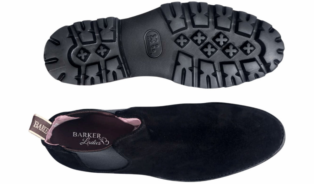 Womens Jenna - Black Suede | Barker Shoes