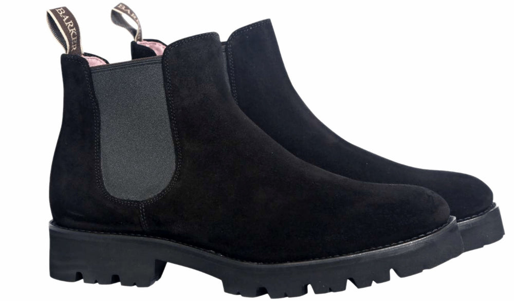 Womens Jenna - Black Suede | Barker Shoes