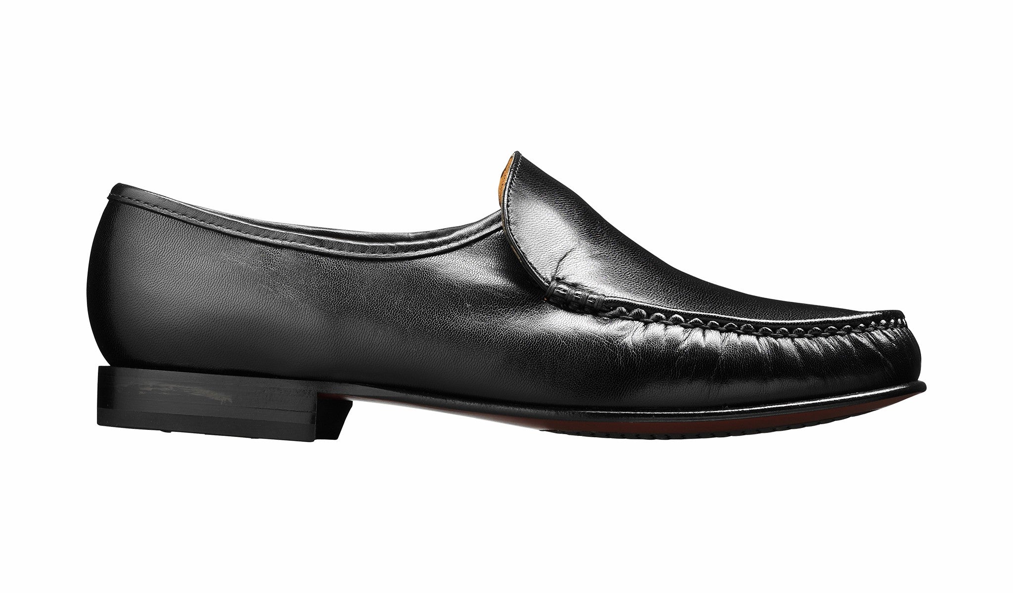 Mens Laurence - Black Kid Loafer | Barker Shoes