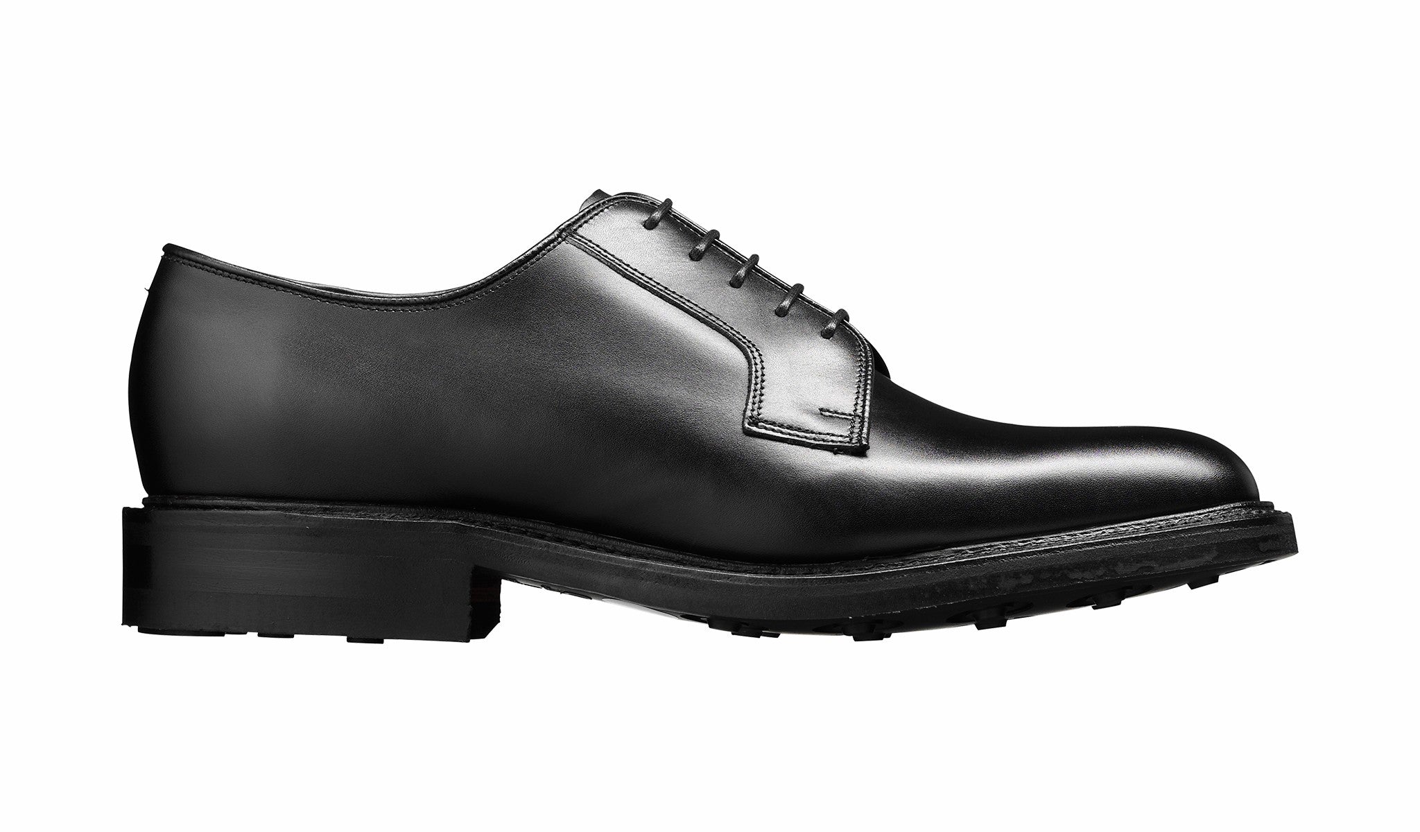 Mens Nairn - Black Calf Mens Derby Shoes | Barker Shoes
