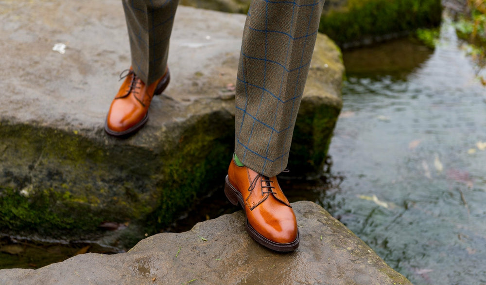 Mens Nairn - Black Calf Mens Derby Shoes | Barker Shoes