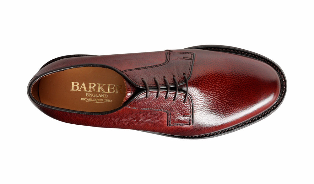Mens Nairn - Cherry Grain Derby Shoe | Barker Shoes