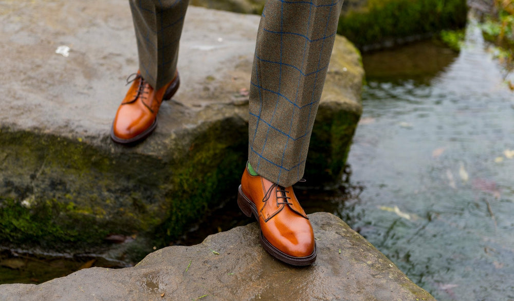 Mens Nairn - Cedar Grain Derby Shoes | Barker Shoes