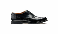 Mens Glasgow - Black Hi-Shine | Barker Shoes