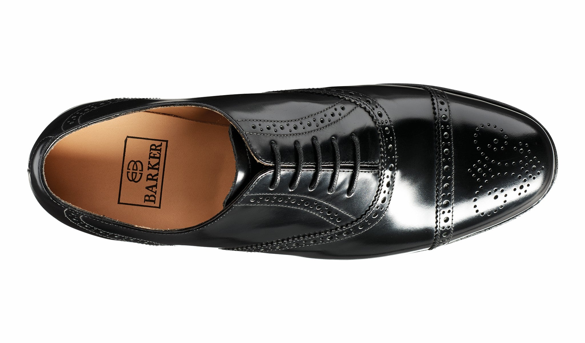 Mens Gatwick - Black Hi-Shine | Barker Shoes